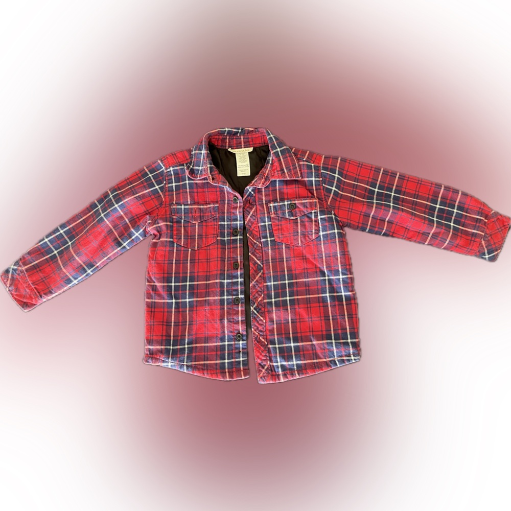 Woolrich Red and Blue Plaid Jacket